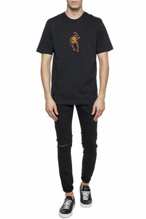 T-shirt with embroidered pattern, zdjęcie 2 T-shirt with embroidered pattern od Diesel